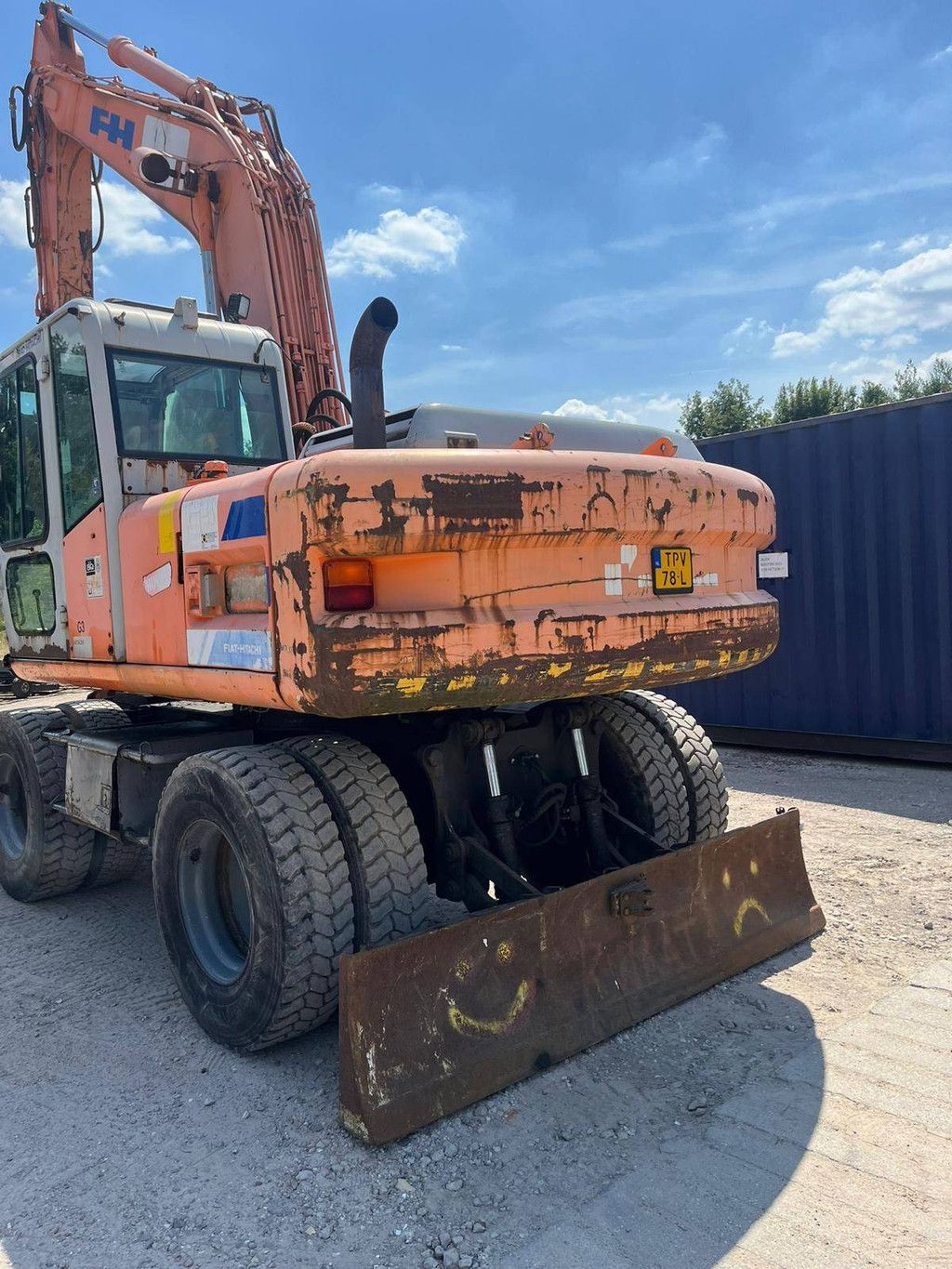 Wheel excavator Fiat Hitachi FH 150W3 Diesel