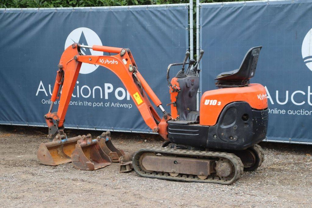 Mini excavator Kubota U10-3 Diesel 10hp