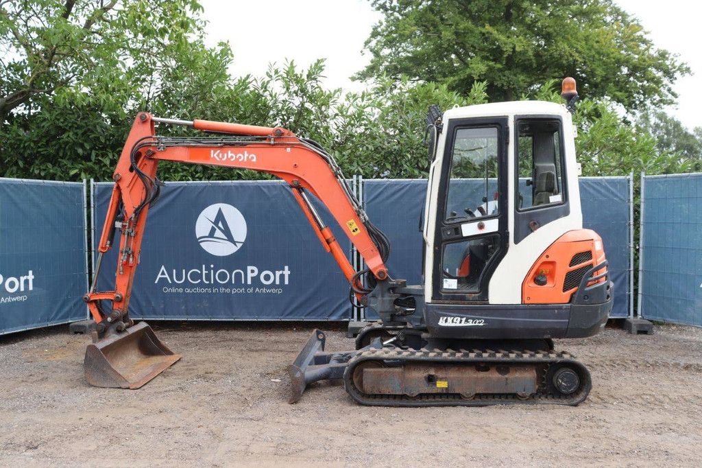 Rupsgraafmachine Kubota KX91-3α2 Diesel 27pk 2008