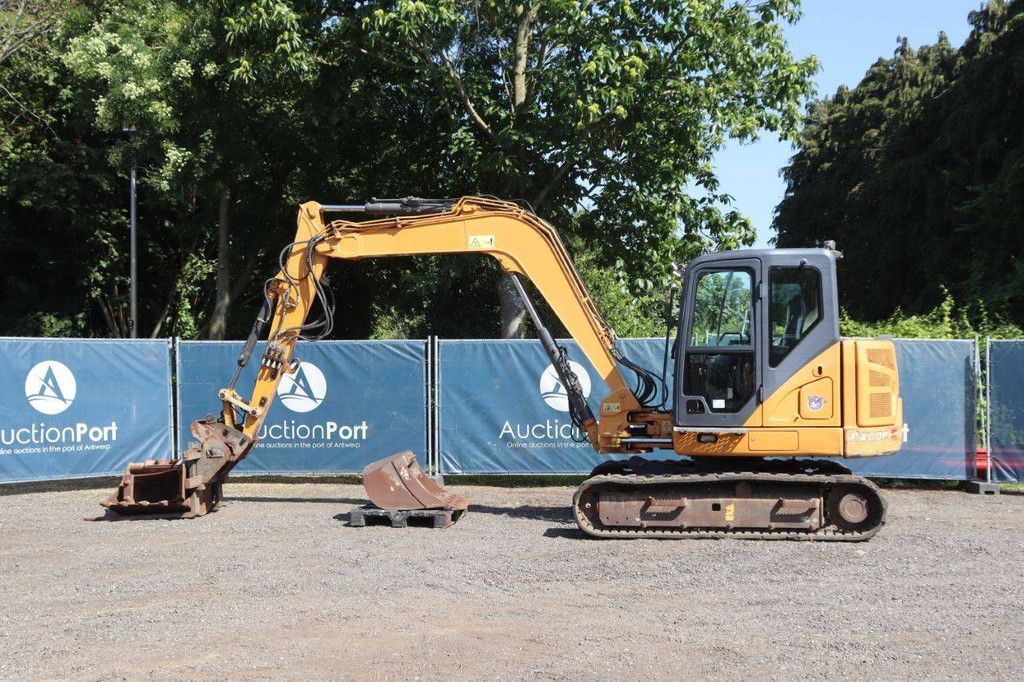 Rupsgraafmachine Case CX80C Diesel 54pk 2014