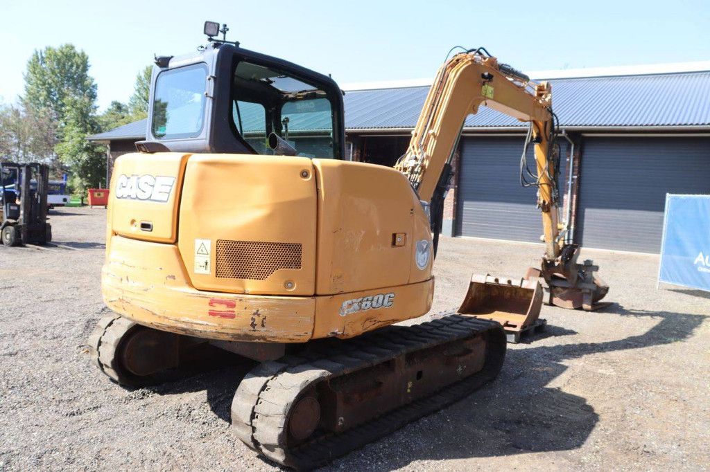 Rupsgraafmachine Case CX80C Diesel 54pk 2014