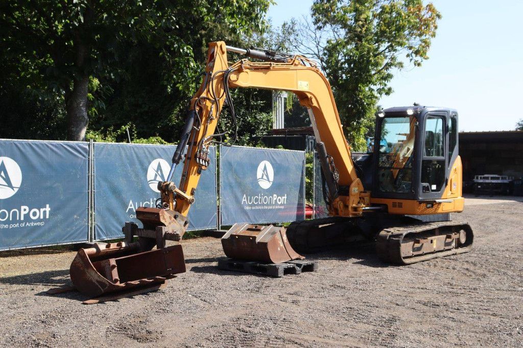 Rupsgraafmachine Case CX80C Diesel 54pk 2014
