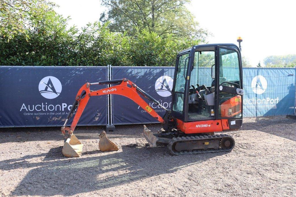 Minigraver Kubota KX016-4 Diesel 13pk 2014