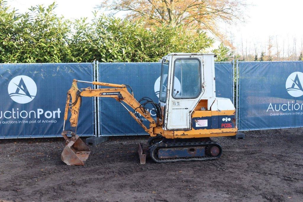 Minigraver Komatsu PC05-5 Diesel 13pk