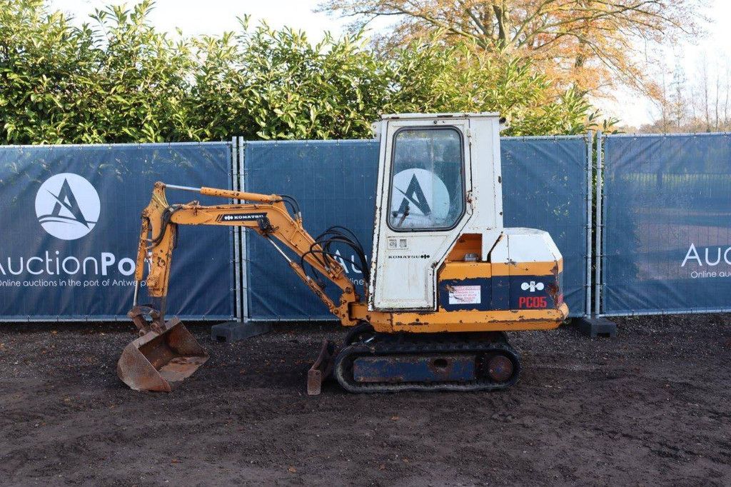 Minigraver Komatsu PC05-5 Diesel 13pk