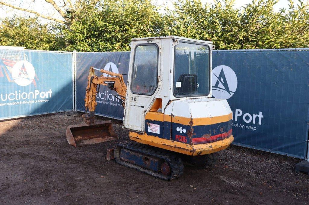 Minigraver Komatsu PC05-5 Diesel 13pk
