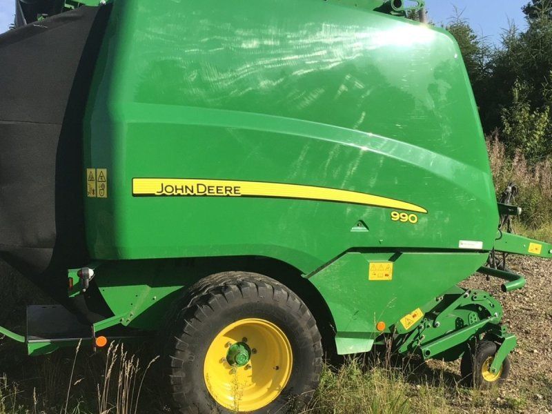 John Deere 990 Rundballe Presser