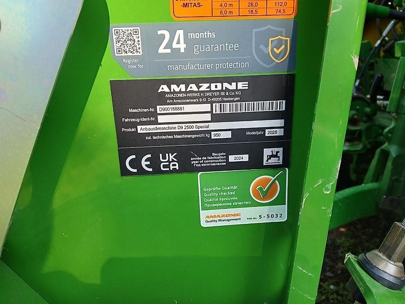 Amazone D9 2500 Special