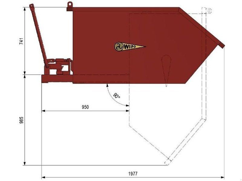 MD Landmaschinen WI Kippcontainer
