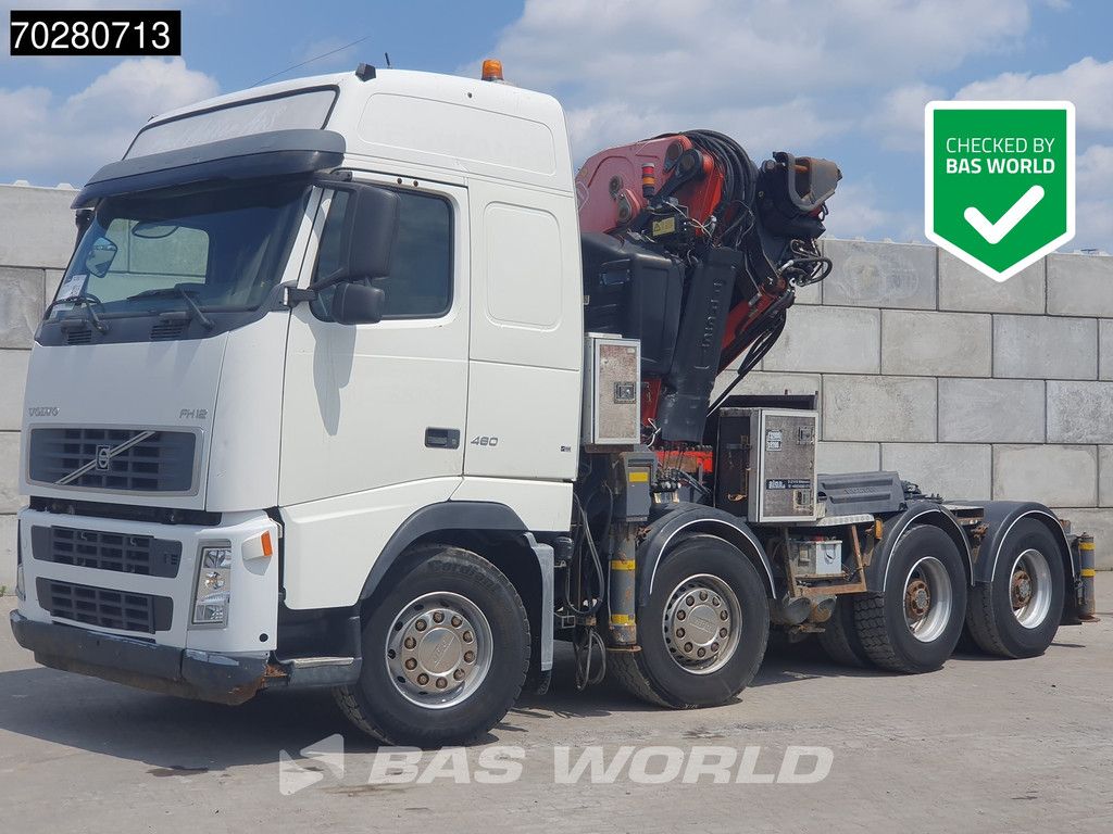 Volvo FH FH 460 8X4 Manual Fassi F900A XP.27 Crane+Winch Big-Axle Lenkachse Kran Euro 3