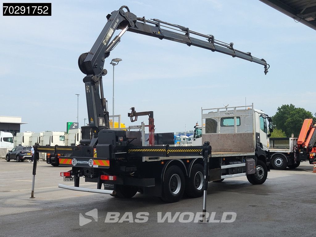 Renault Premium 380 6X4 HIAB X-HIDUO 188 E-5 Crane Steelsuspension Big-Axle Automatic Euro 6