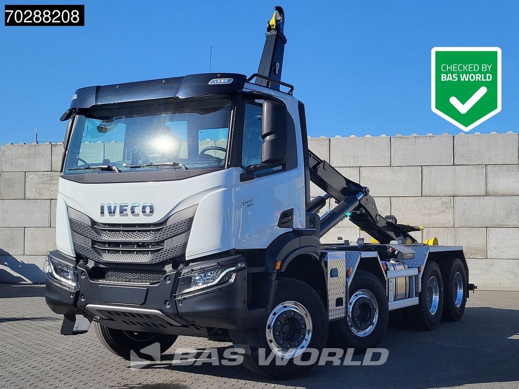 Iveco X-Way 480 8X4 NEW! 26tons MARREL Hooklift Steelsuspension Big-Axle Automatic Euro 6
