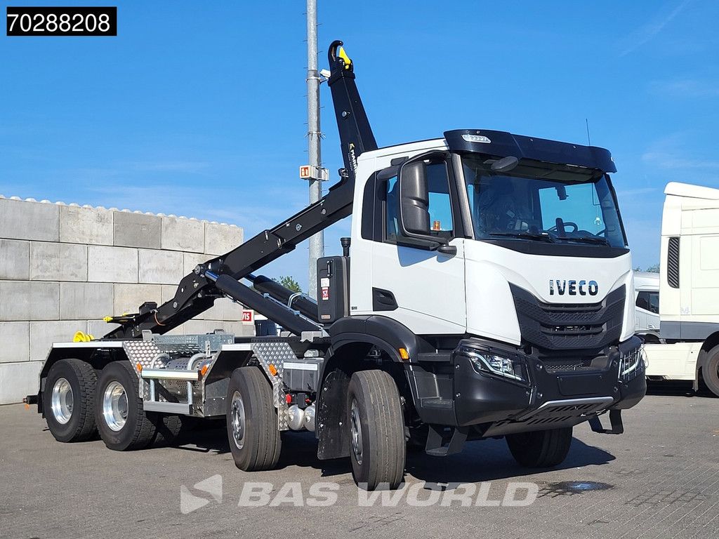 Iveco X-Way 480 8X4 NEW! 26tons MARREL Hooklift Steelsuspension Big-Axle Automatic Euro 6