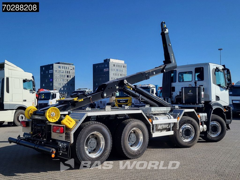 Iveco X-Way 480 8X4 NEW! 26tons MARREL Hooklift Steelsuspension Big-Axle Automatic Euro 6