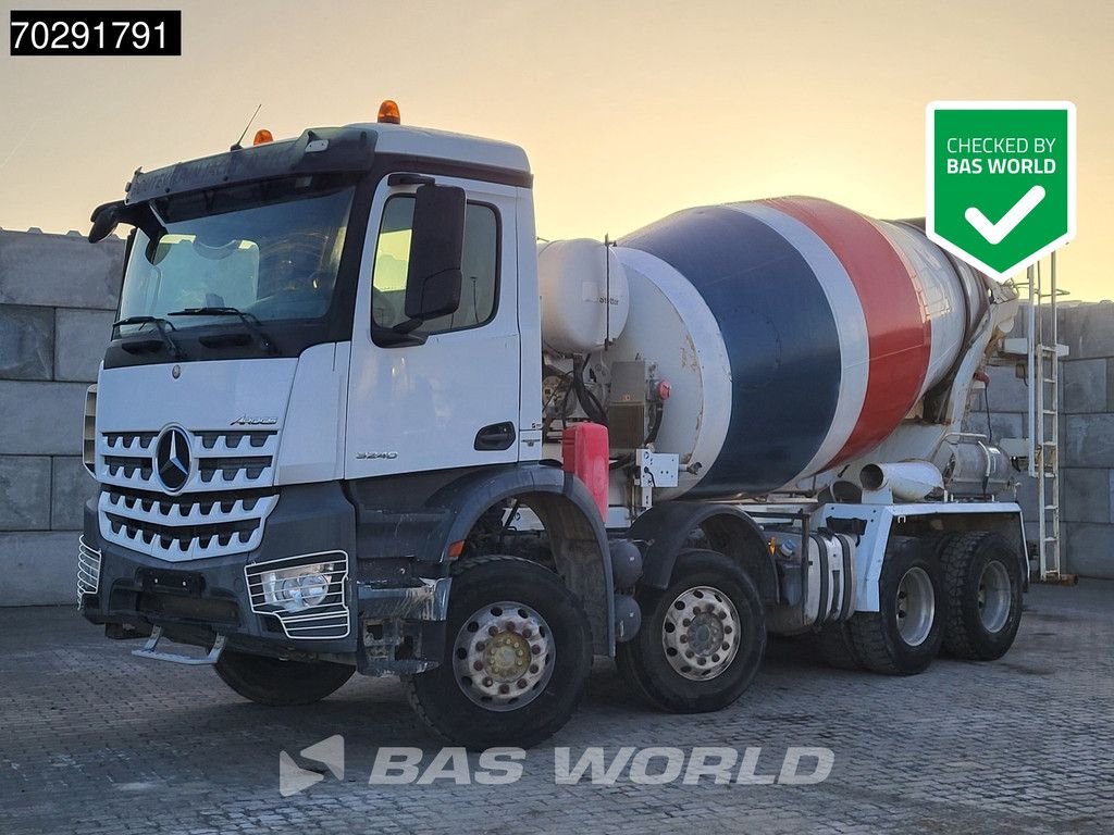 Mercedes Arocs 3240 8X4 9m3 Stetter mixer Steelsuspension Automatic Euro 6