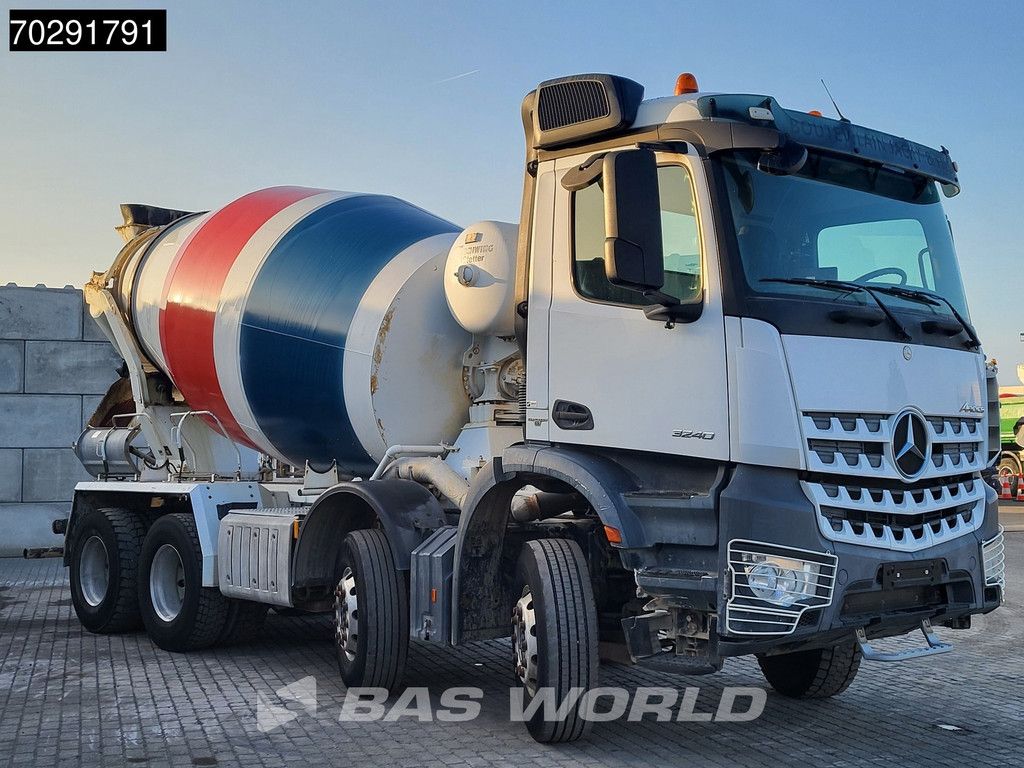 Mercedes Arocs 3240 8X4 9m3 Stetter mixer Steelsuspension Automatic Euro 6