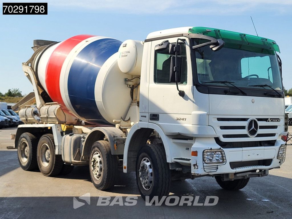 Mercedes Actros 3241 8X4 9m3 Stetter Mixer Big-Axle Steelsuspension Retarder Euro 5