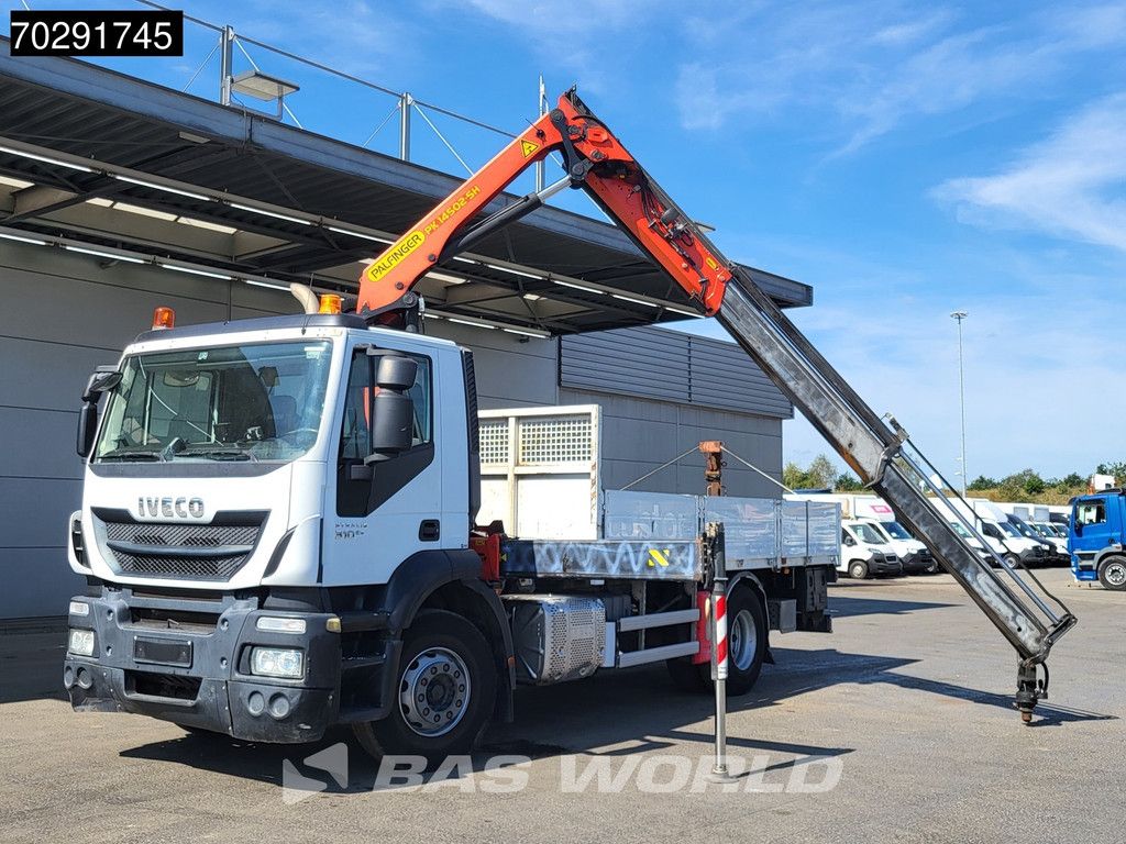Iveco Stralis 310 4X2 Palfinger PK14502-SH Kran Crane Rotator Steel suspension Euro 6