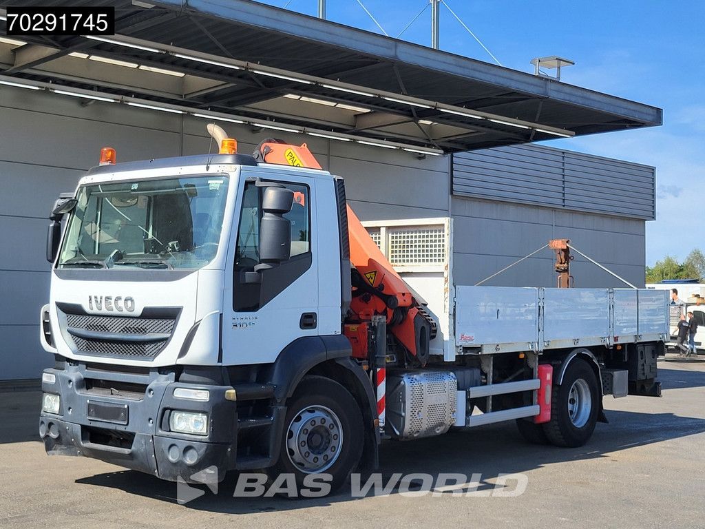 Iveco Stralis 310 4X2 Palfinger PK14502-SH Kran Crane Rotator Steel suspension Euro 6