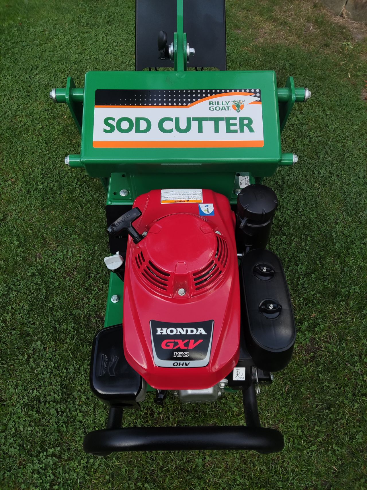BILLY GOAT graszodensnijder (type SC181H, Honda, z.g.a.n.!)