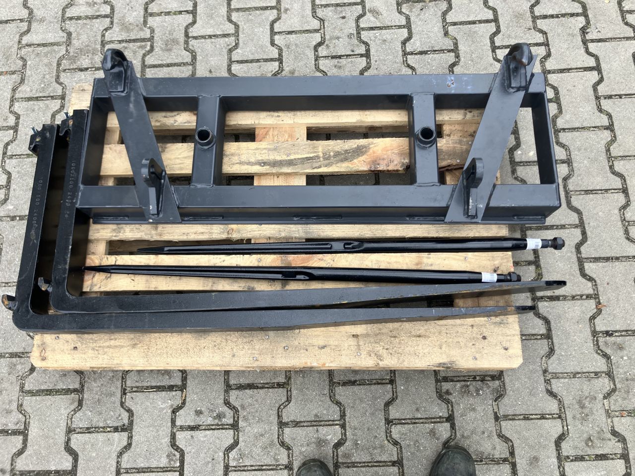 Grondbak euro aansluiting frontlader 160 cm Palletvork voorlader
