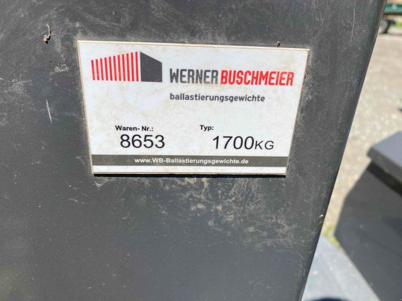 Werner Heckgewicht 1700 kg
