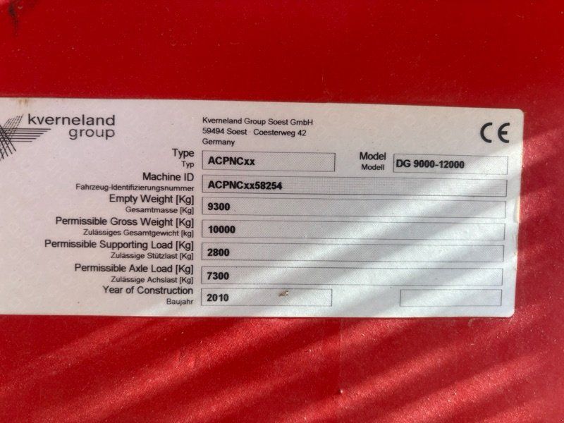 Kverneland DG 9000-12000
