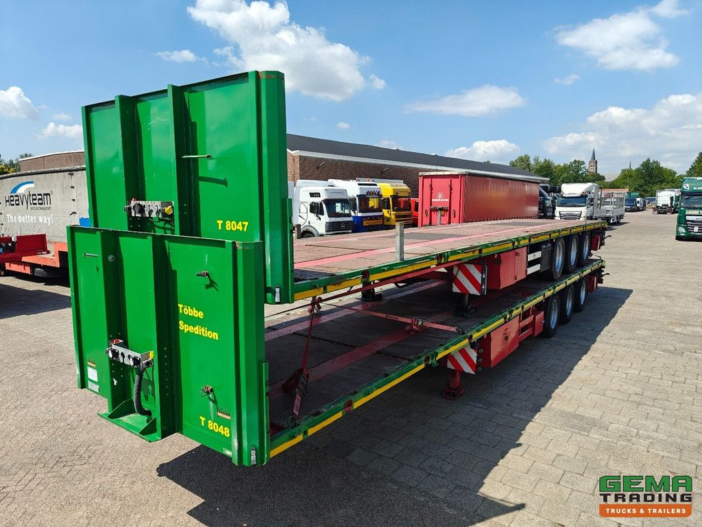 HRD NTS 3-Assen SAF - MEGA - Heavy Duty - Rongpotten/Rongen - Schuine Achterkant met Rijgoot - Zware kantbalk