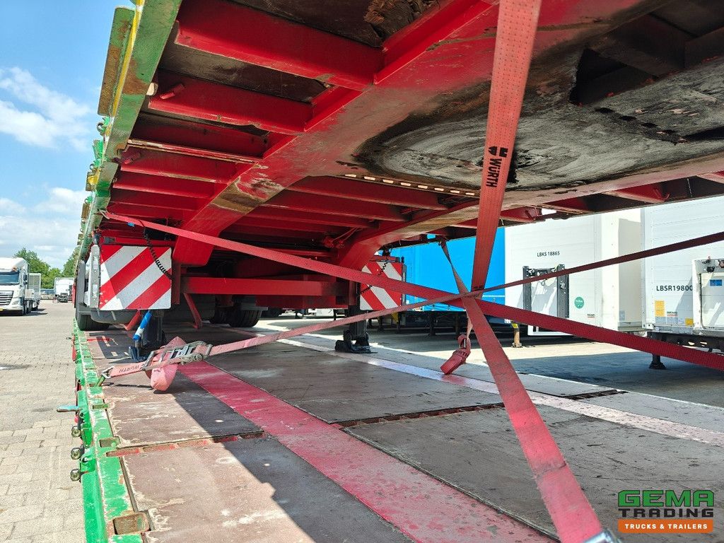 HRD NTS 3-Assen SAF - MEGA - Heavy Duty - Rongpotten/Rongen - Schuine Achterkant met Rijgoot - Zware kantbalk