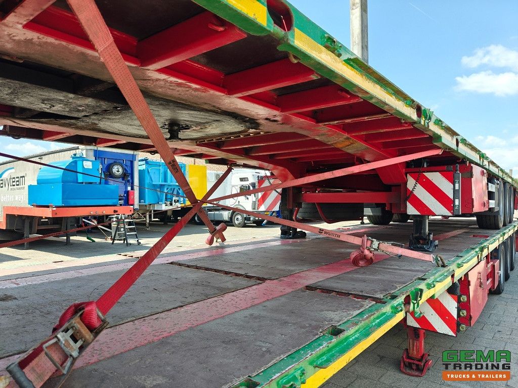 HRD NTS 3-Assen SAF - MEGA - Heavy Duty - Rongpotten/Rongen - Schuine Achterkant met Rijgoot - Zware kantbalk