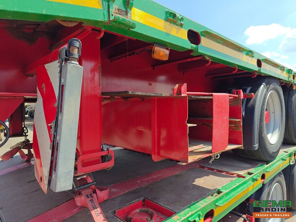 HRD NTS 3-Assen SAF - MEGA - Heavy Duty - Rongpotten/Rongen - Schuine Achterkant met Rijgoot - Zware kantbalk