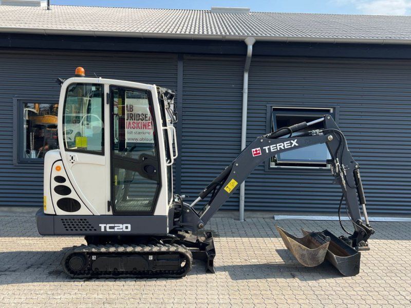 Terex TC20 tiltman med hydraulisk skovlskifte