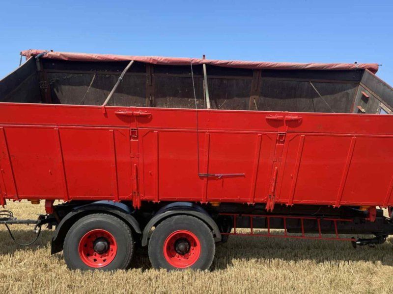 Scania 16 ton 3 vejs tip med rulle presenning mv.