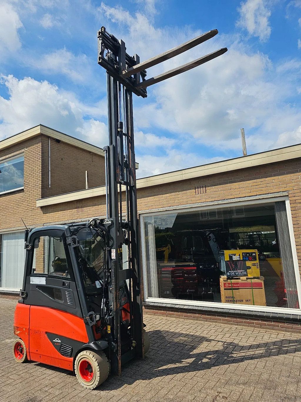 Linde E20phl-02 e 20 2016 triplo heftruck full option