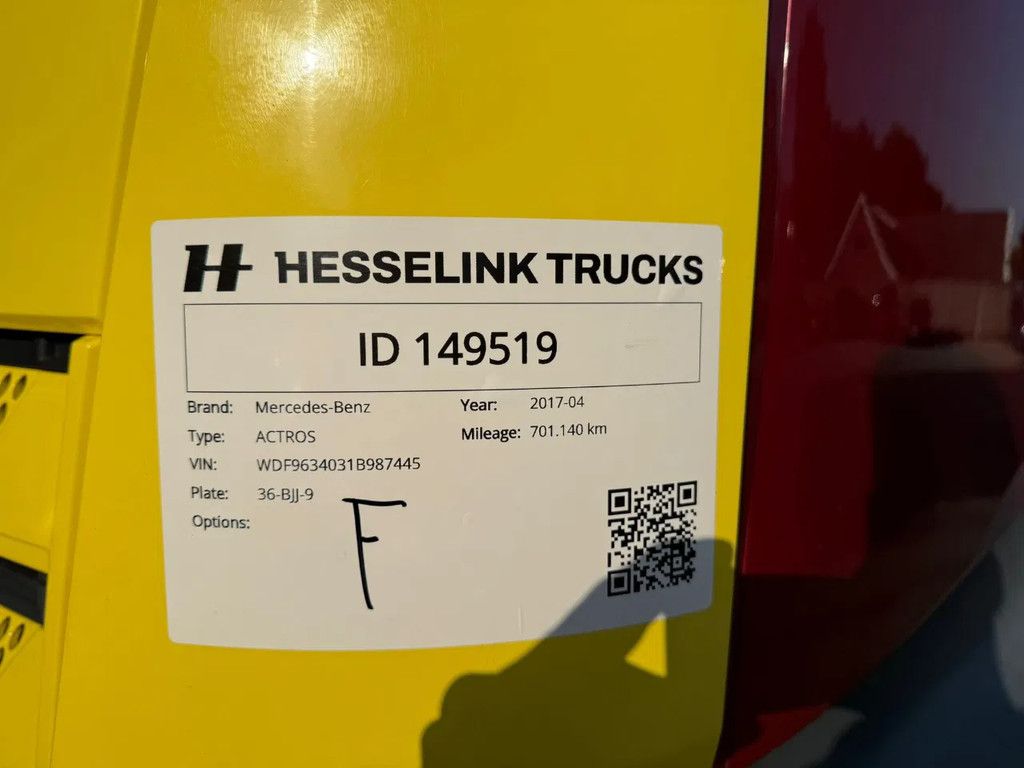 Mercedes-Benz Actros 1840 4X2 EURO 6 701.140KM, NL Truck