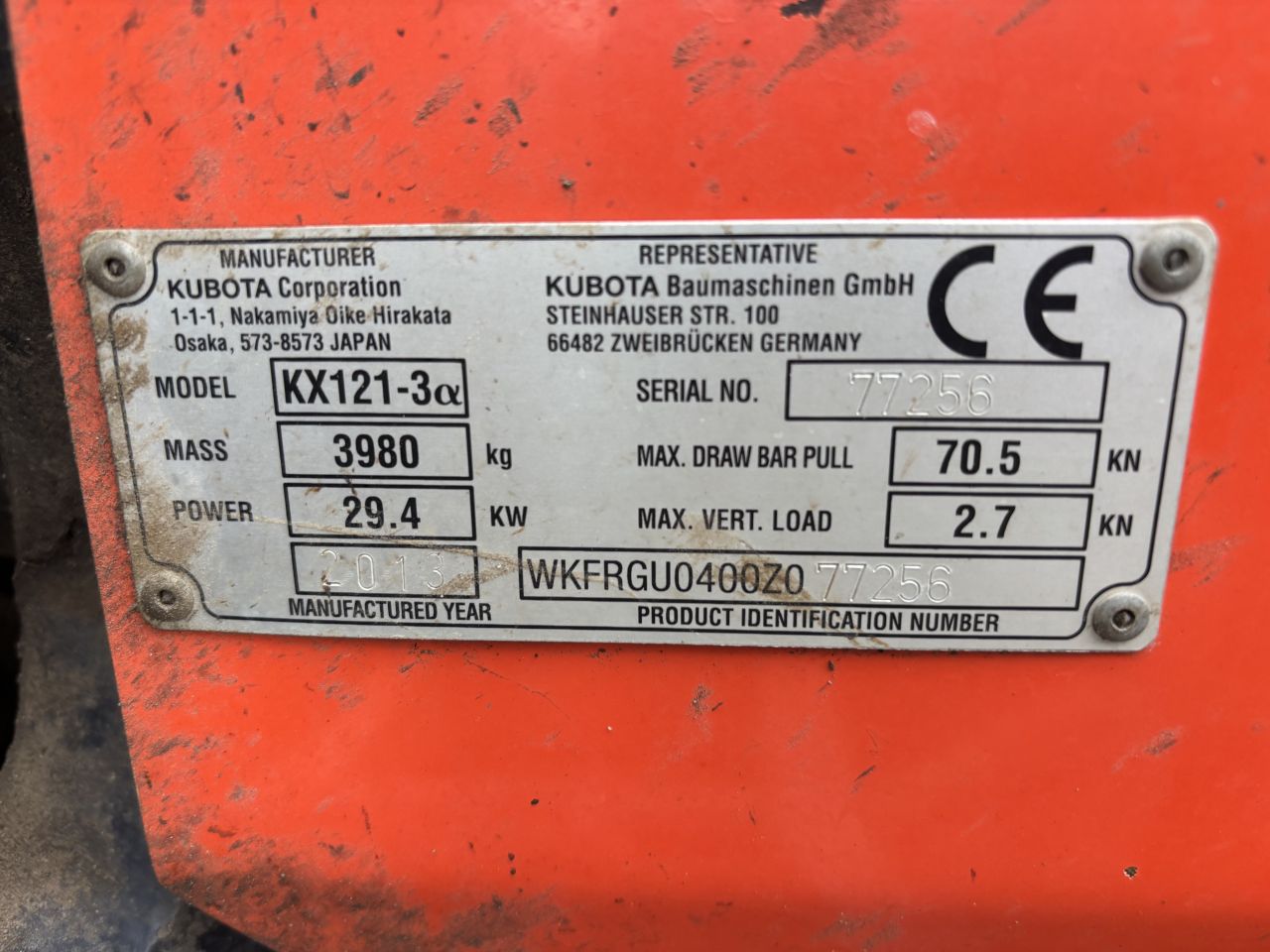 Kubota KX121-3