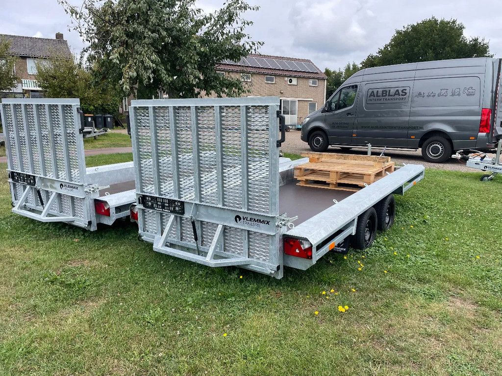 Ifor Williams Nieuwe Vlemmix machine transporters 400x150 3500 kg met oprijplaat