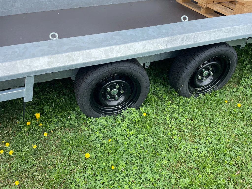 Ifor Williams Nieuwe Vlemmix machine transporters 400x150 3500 kg met oprijplaat