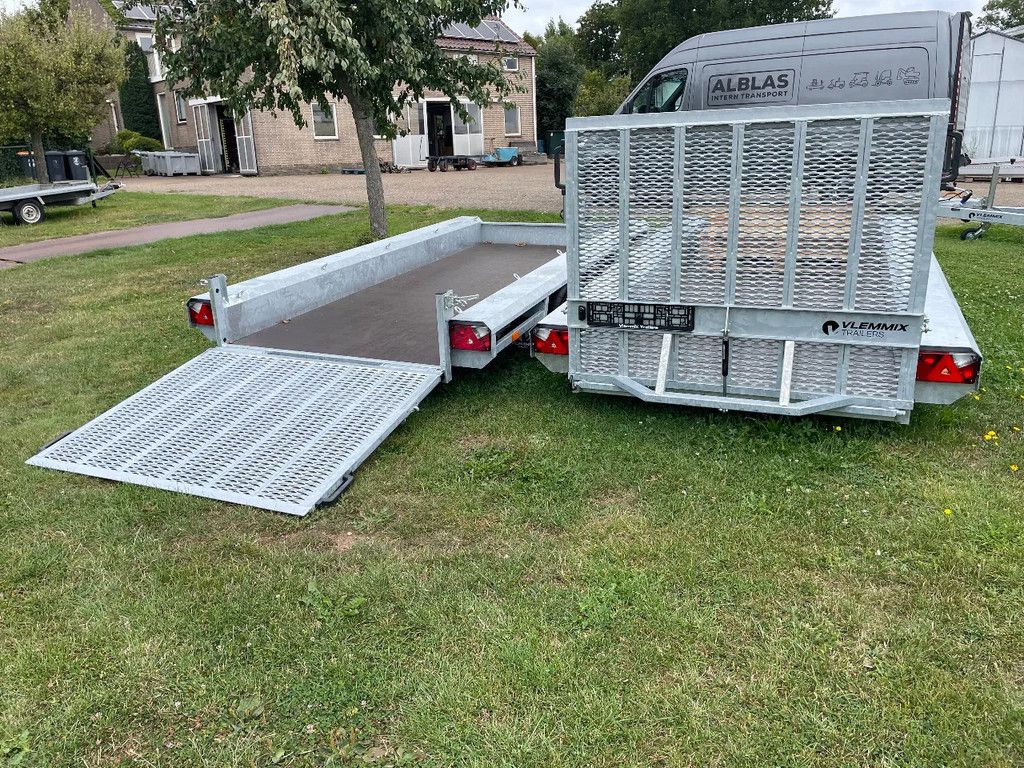 Ifor Williams Nieuwe Vlemmix machine transporters 400x150 3500 kg met oprijplaat
