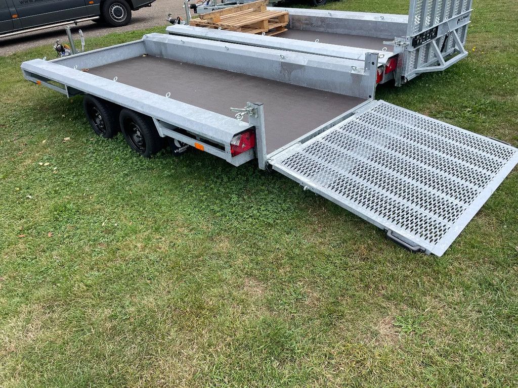 Ifor Williams Nieuwe Vlemmix machine transporters 400x150 3500 kg met oprijplaat