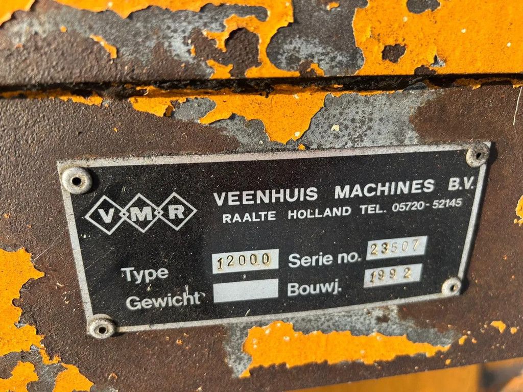 Veenhuis VMB 12000 Liter waterwagen Zuigarm Giertank
