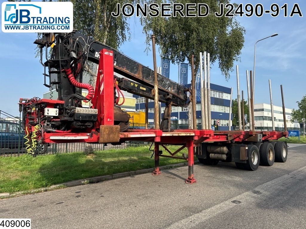 Billaud Chassis Wood transport, Jonsered, Extendable.