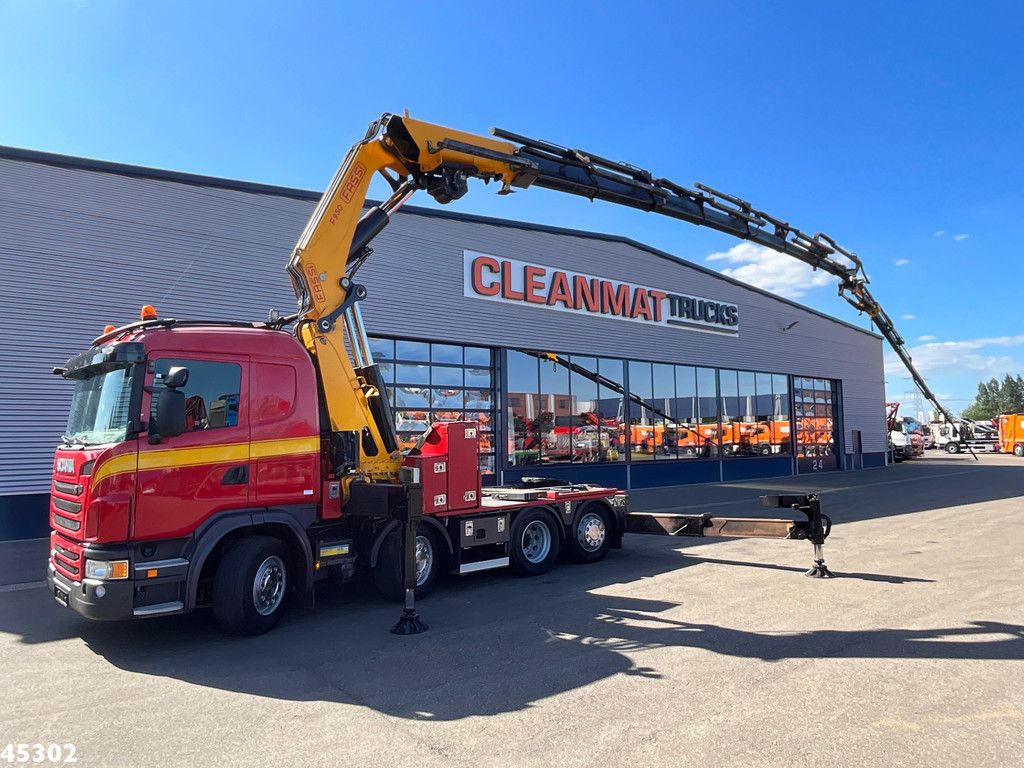 Scania G 480 8x2 Fassi 95 Tonmeter ladkraan + Fly-Jib