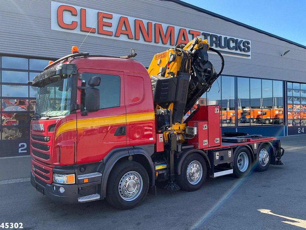 Scania G 480 8x2 Fassi 95 Tonmeter ladkraan + Fly-Jib