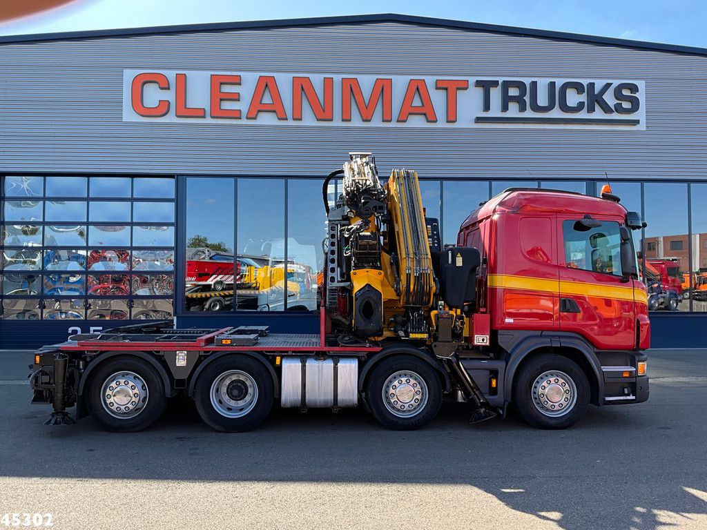 Scania G 480 8x2 Fassi 95 Tonmeter ladkraan + Fly-Jib