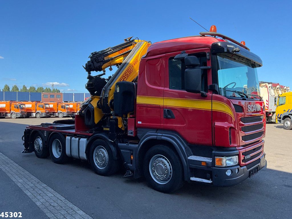 Scania G 480 8x2 Fassi 95 Tonmeter ladkraan + Fly-Jib