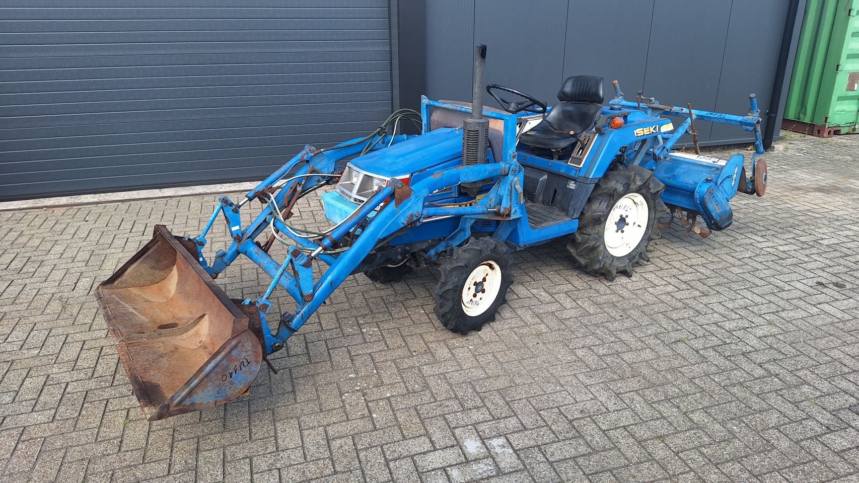 Minitractor Iseki Landhope 140 voorlader en frees