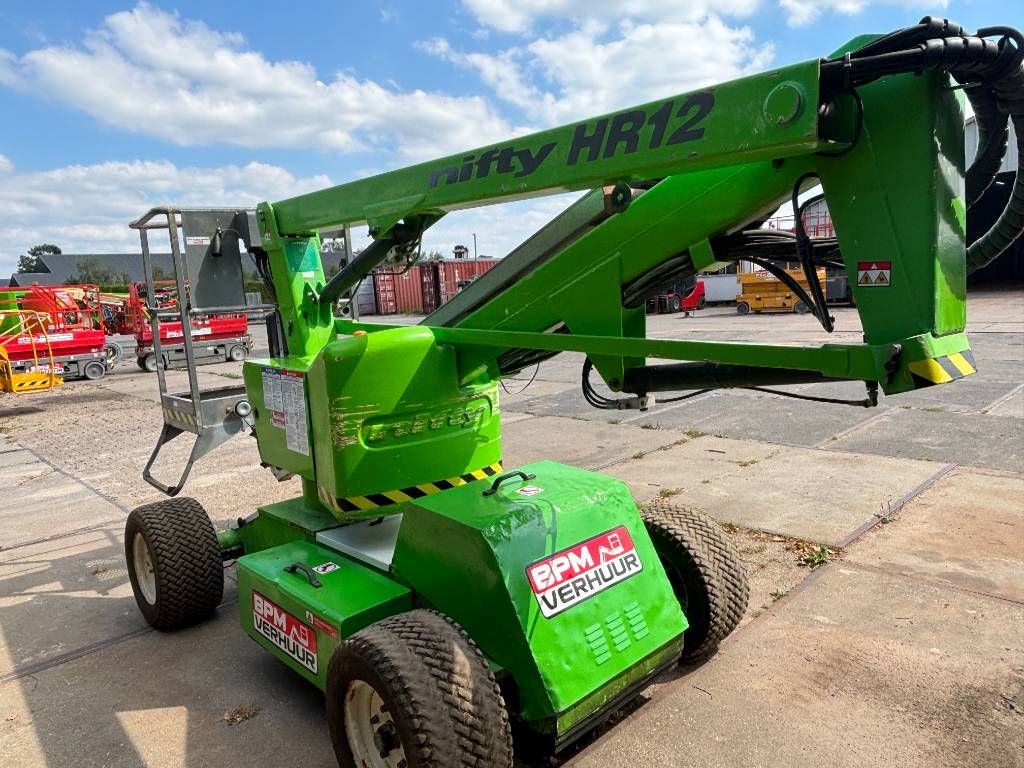 Niftylift HR12NDE 12m knikarmhoogwerker nifty 6.1m