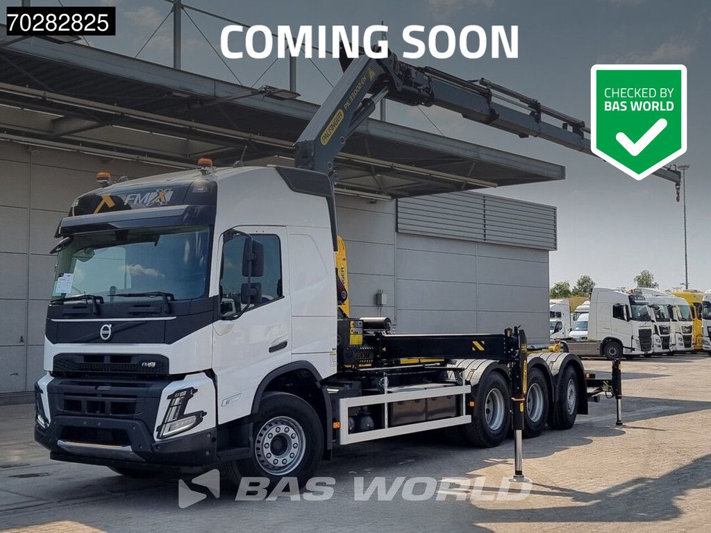 Volvo FMX 500 8X4 NEW! Palfinger PK33002 Crane + PHT22SLD5 Hooklift Lift-Steerign Axle