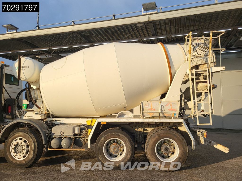 Mercedes Actros 3241 8X4 Retarder 9m3 Stetter Steelsuspension 3-Pedals Euro 4